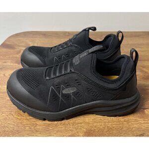 Women’s Size 8 Keen Black Vista Energy Shift ESD Utility Work Shoe Carbon Toe